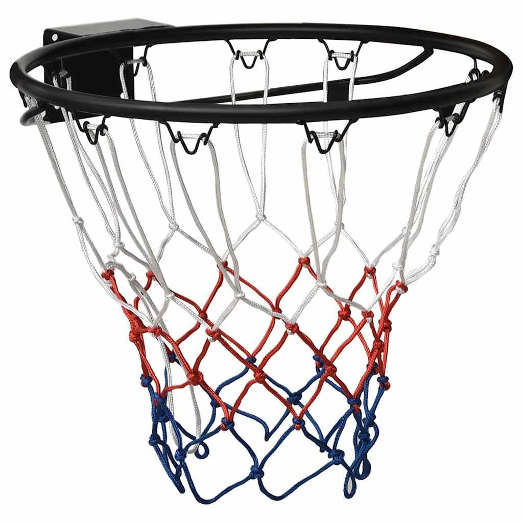 Genérico Aro de Baloncesto Acero Negro 45 cm,Aros de baloncesto-93659