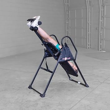 Body-Solid (BFINVER10B) Best Fitness Inversion Table, Foldable Decompression Table for Lumbar Stretching, Strength Training Equipment for Professional Inversion Therapy, Home and Commercial Gym | Foldable Decompression Table for Lumbar Stretching, Strength Training Equipment for Professional Inversion Therapy