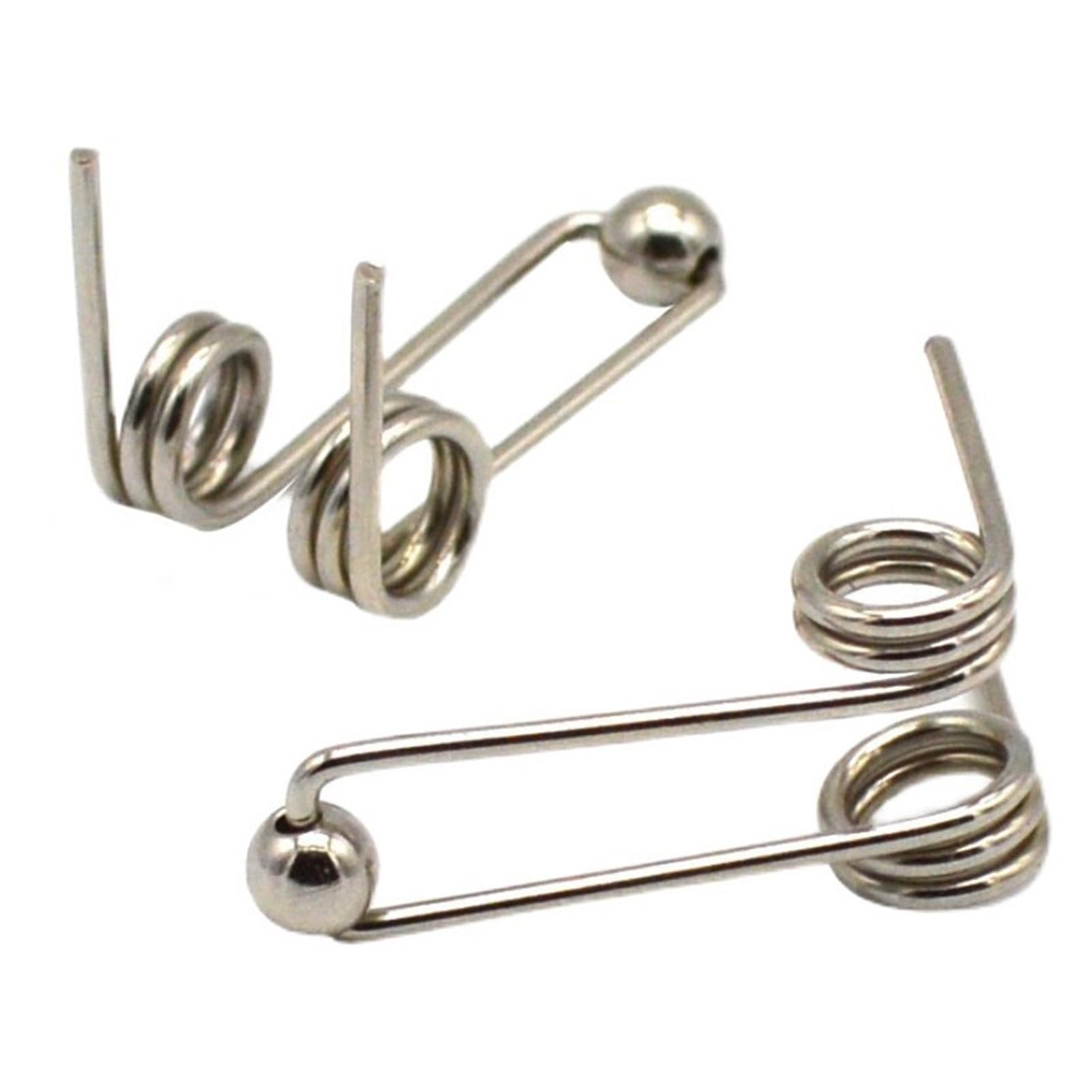 2Pcs 28-30mm Curling Iron Replacement Double Return Torsion Spring Hair Curling Rod Accessories Wire Diameter 1.2mm(28mm)