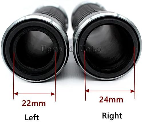 Miniatura 2 de Manillar de motocicleta para Yamaha MT-07 MT07 MT 07 Tracer700gt FZ-07 FZ07 2014-2019 2020 motocicleta 78 pulgadas 0.866 in empuñaduras de manillar