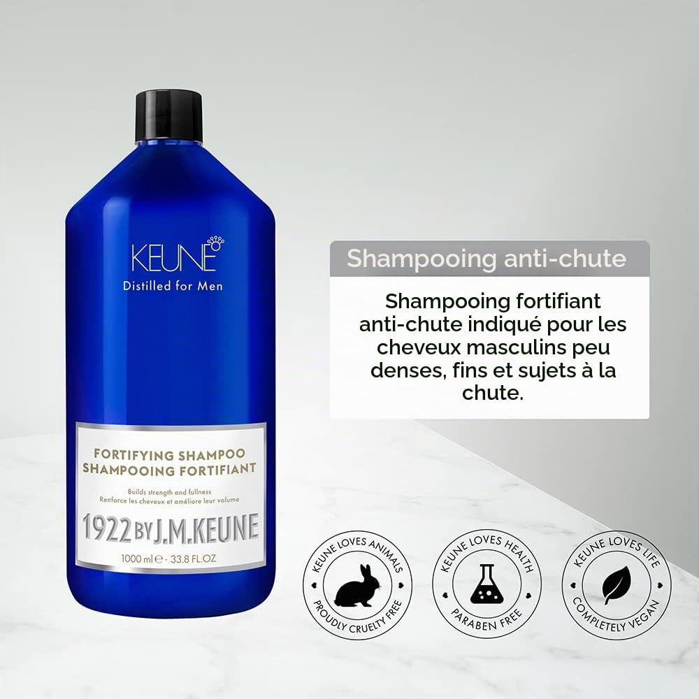 Keune 1922 Fortifying Shampoo 1000ml - shampooing fortifiant