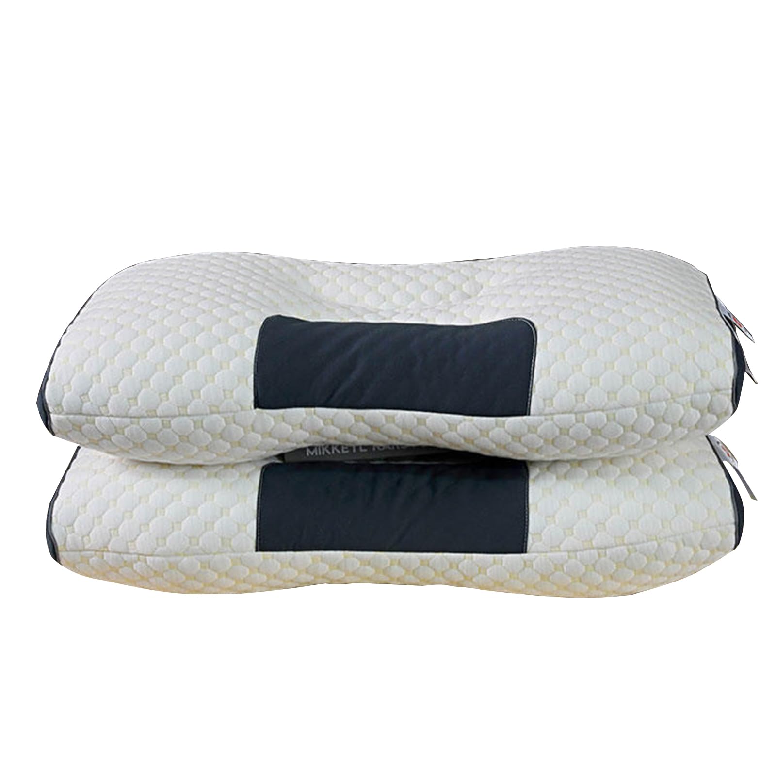 2 Pack Sleeping Pillows,Hotel Quality Pillows,Orthopedic Sleeping Pillow,Cotton Bouncy Firm Support Side Sleeper Pillow for Neck/Shoulder Pain/Allergy Sufferers and Back/Stomach/Side Sleepers(65x40cm) โ image 1