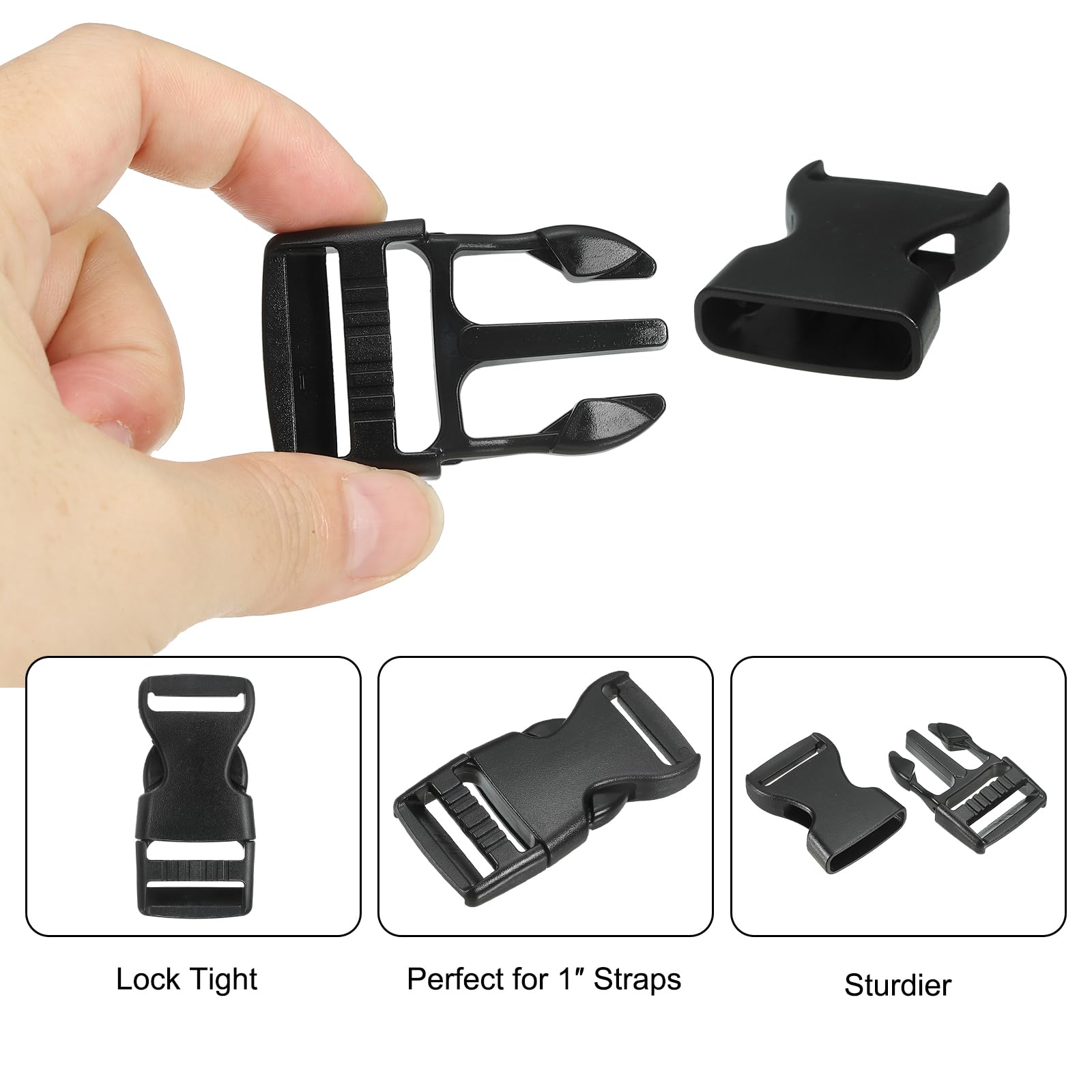 PATIKIL 0.78" Quick Release Buckle - Image 4