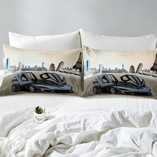 Vista 61 de Feelyou Juego de funda de edredón de vaca lechera, rosa y blanco, con estampado de fresa, vaca, para niños, adultos, kawaii, niñas, funda de edredón