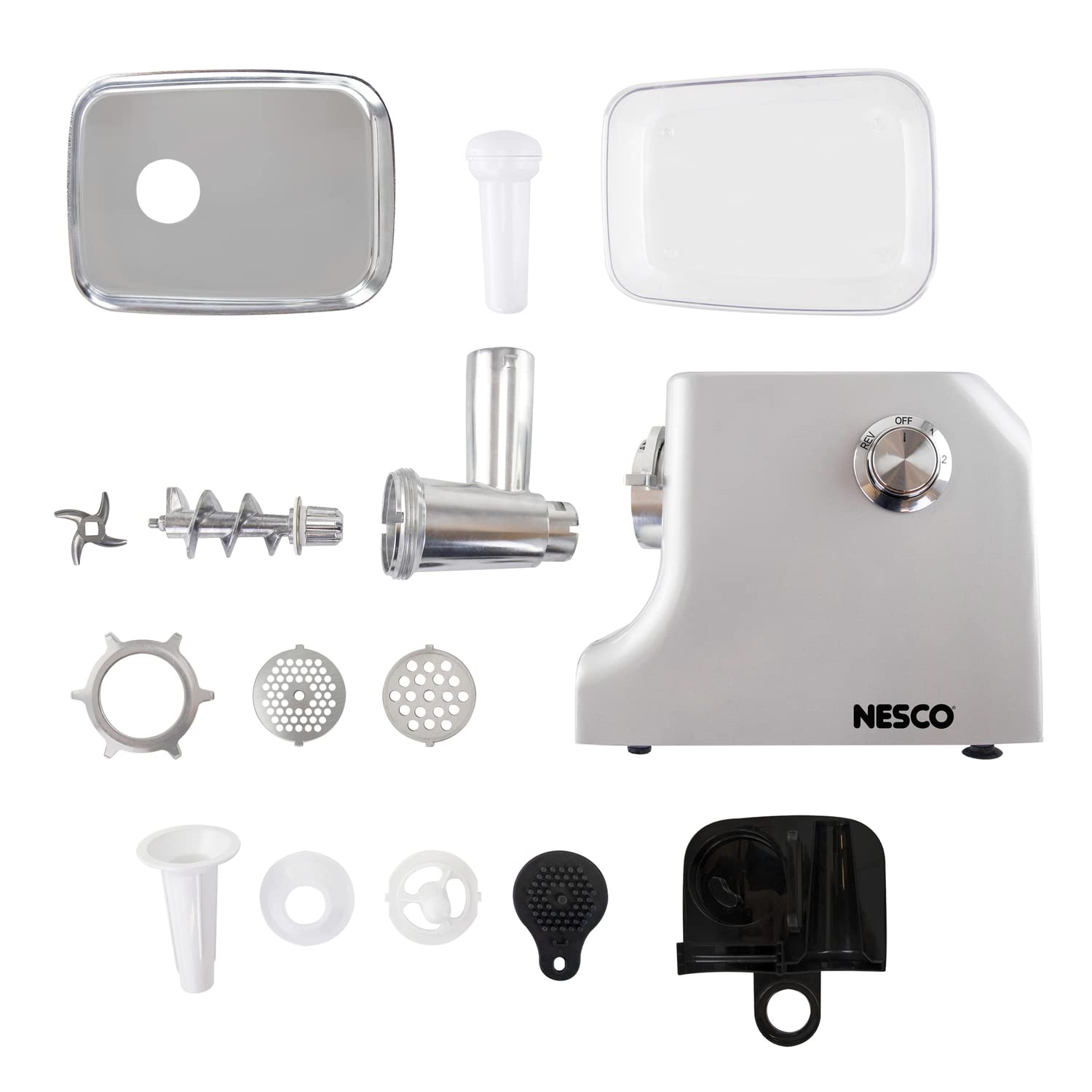 NESCO FG-600 Electric Food Grinder, standard, Silver