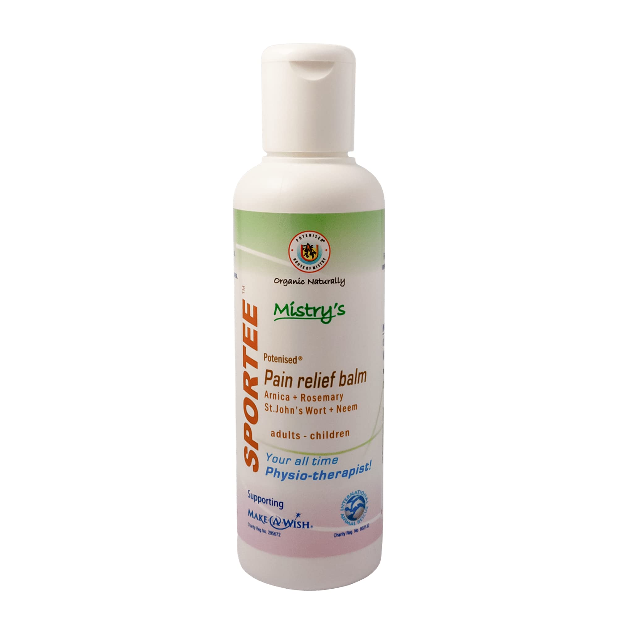 Mistry's Sportee Pain Relief Balm, 100ml - Healing & Soothing, Gentle for Headaches, Muscular Aches, Sprains, Swelling, Bumps & Bruises - Additive Free, Vegan