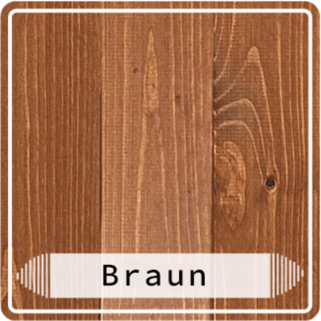 Panchina da giardino resistente alle intemperie in legno 125cm - Panchina da esterno Moderno verniciata a polvere - Panchina da parco in abete scandinavo (Brun)