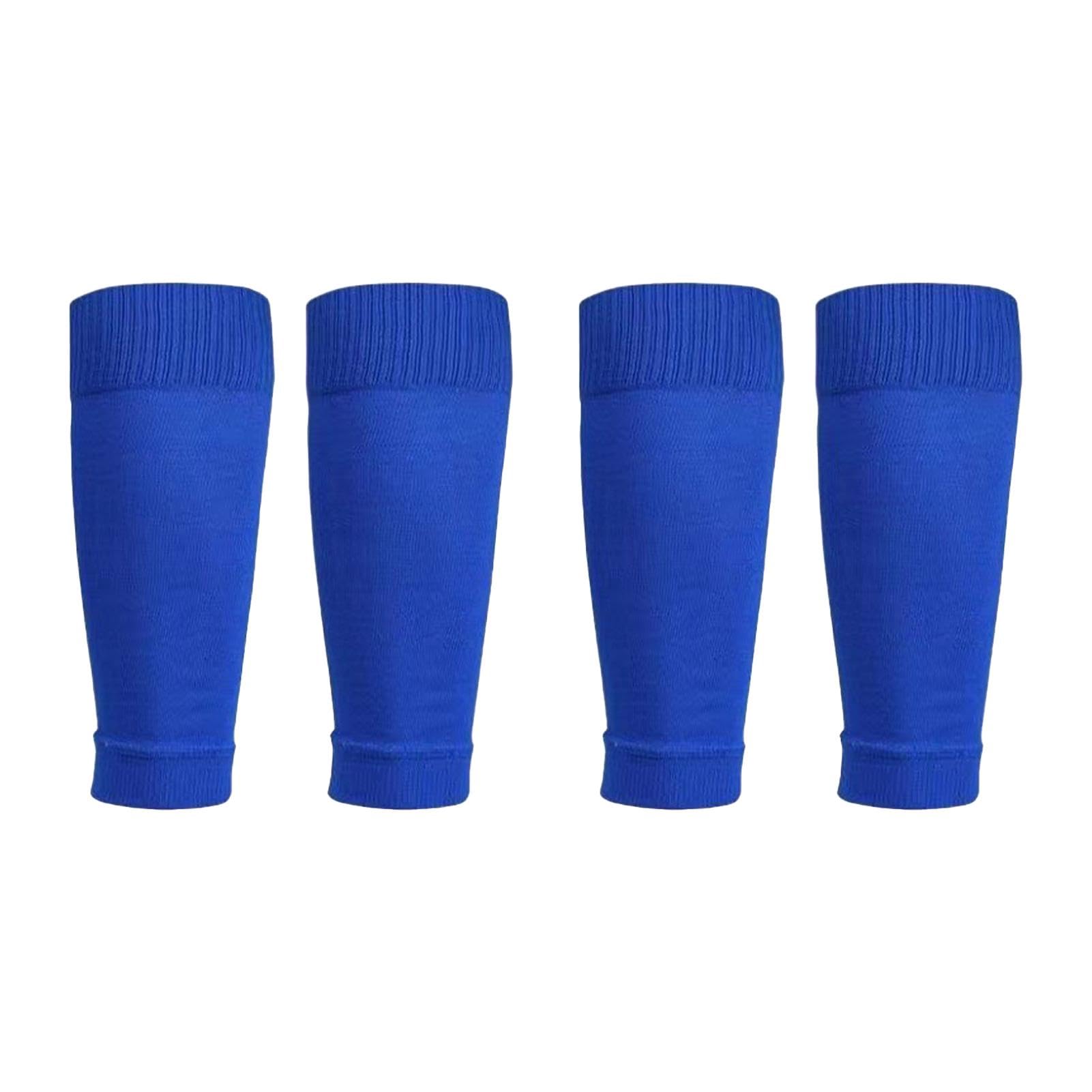 2Pairs Football Socks Sleeves, Kids Sock Sleeves for Football Games Beginner, Gain The Edge Sock Sleeves Fits Over Calf Shin Pads