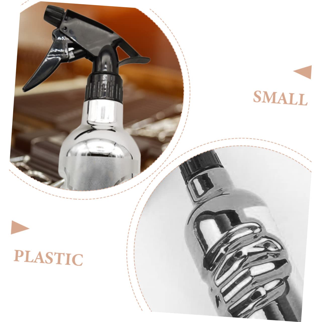 TOPBATHY 4pezzi Spray Nebulizzatore Per Acconciature Bottiglia Vintage Per Salone e Uso Domestico Capacità Ottimale Design Elegante Pratica e Multi-funzionale