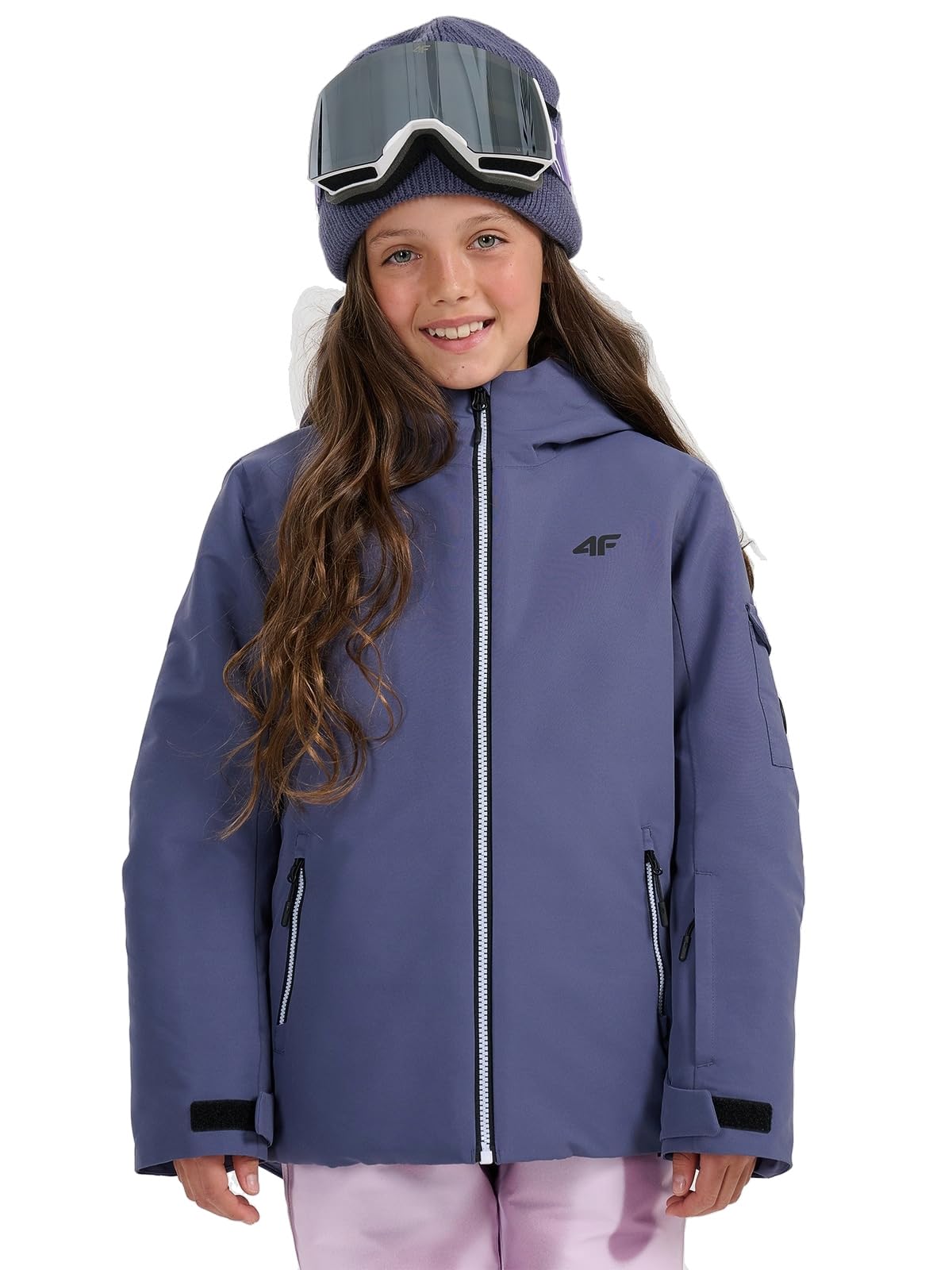 4F Kurtka snowboardowa membrana 8000 dziewczęca