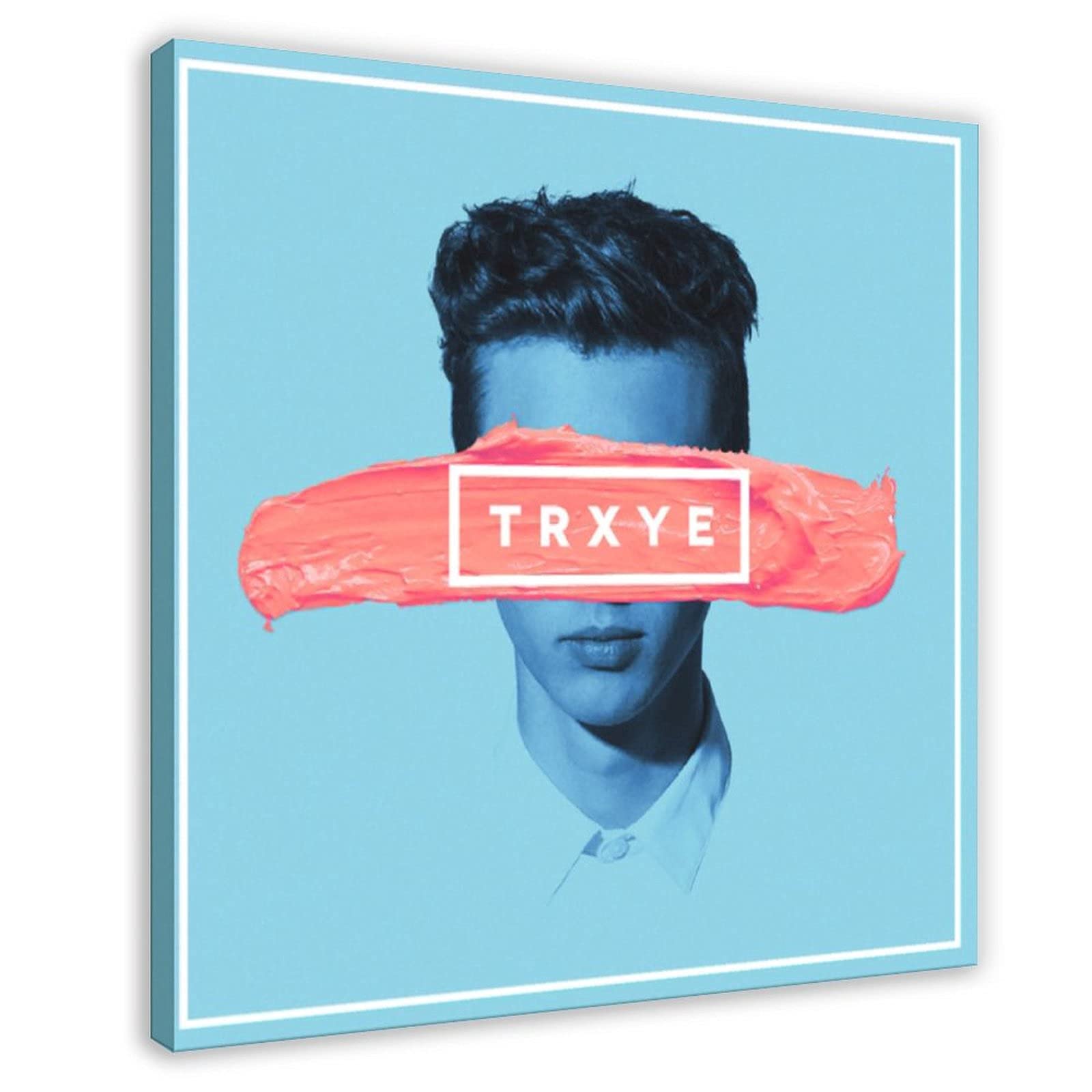 Troye Sivan Album Cover TRXYE Canvas Poster Bedroom Decor Sports Landscape Office Room Decor Gift Frame:24×24inch(60×60cm)