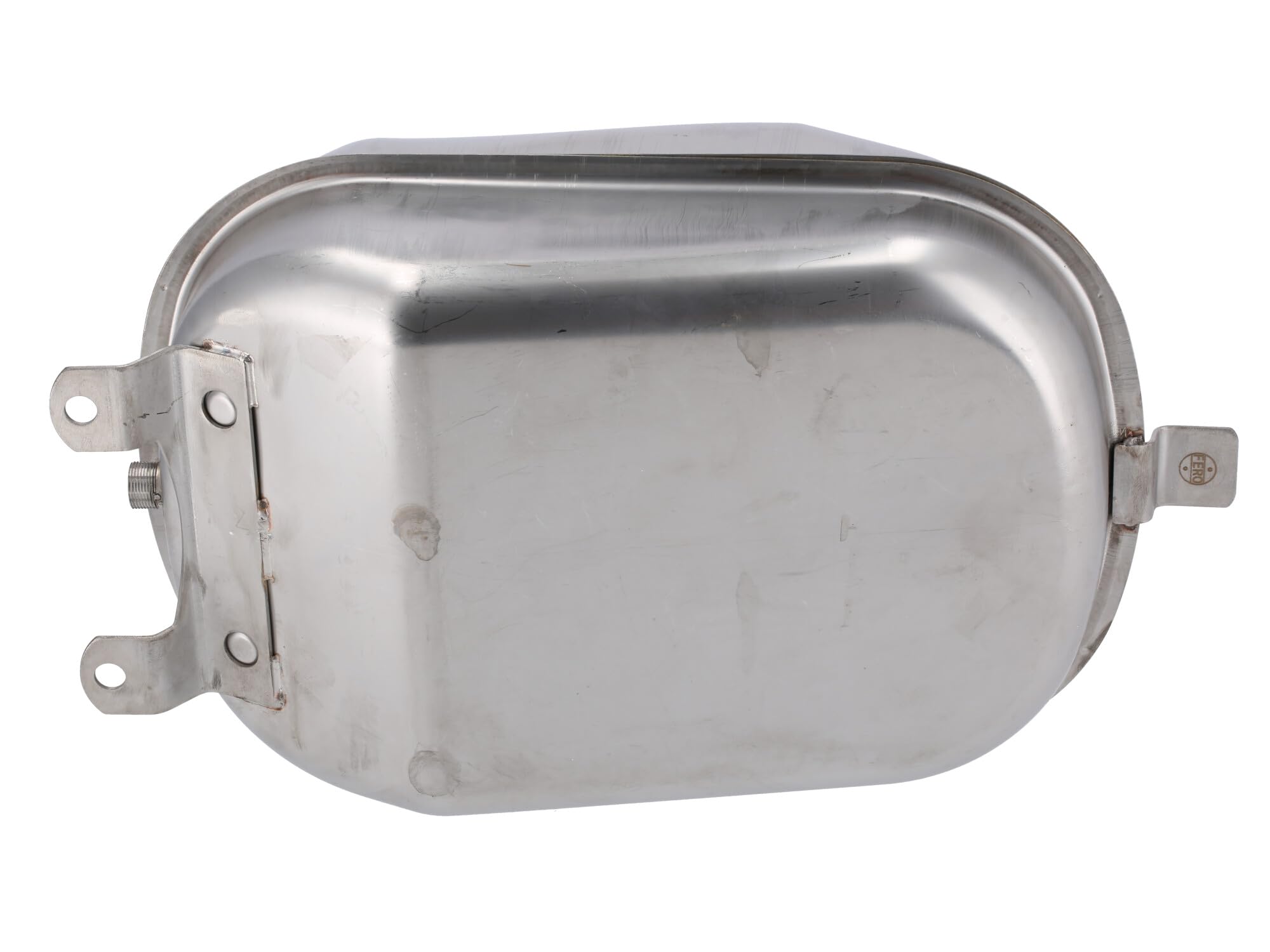 MZA Fero Kraftstofftank für Simson Schwalbe KR51 - Edelstahl Version