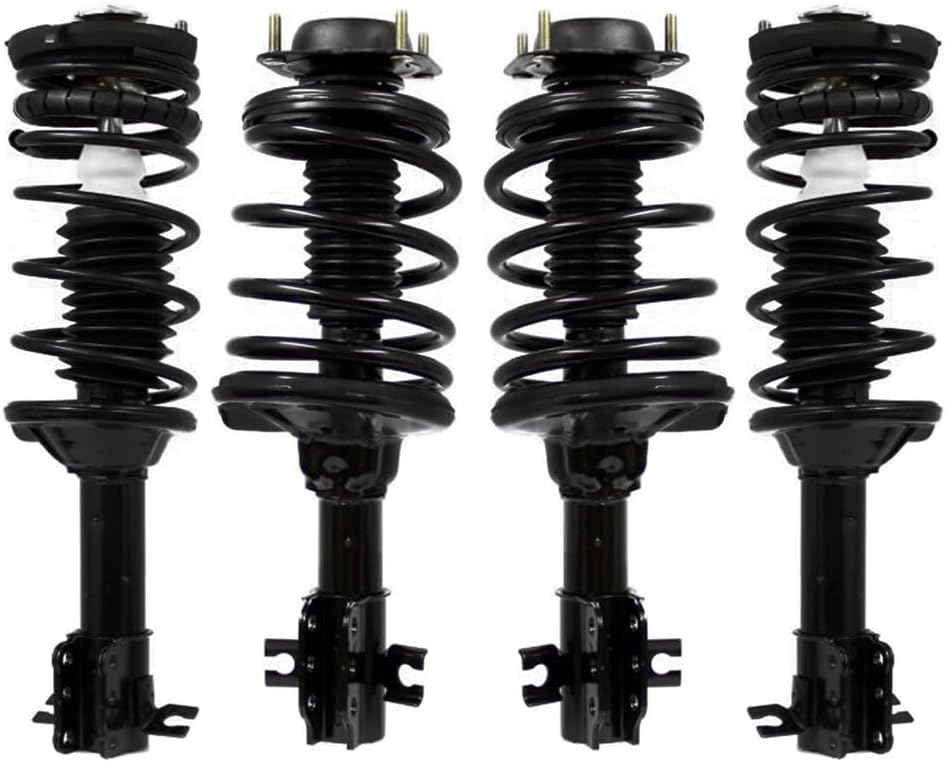 Front & Rear Quick Complete Struts Assembly with Coil Springs Replacement for 1997-2002 Ford Escort (Set of 4)