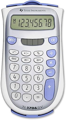 Miniatura 3 de Texas Instruments Calculadora de bolsillo portátil Ti-1706sv, LCD de 8 dígitos