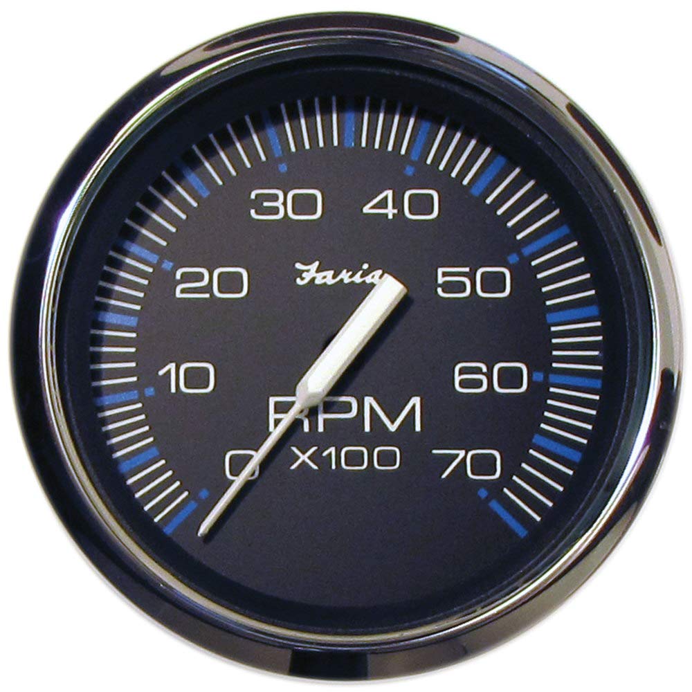 33718 Chesapeake Black 7000 rpm Tachometer