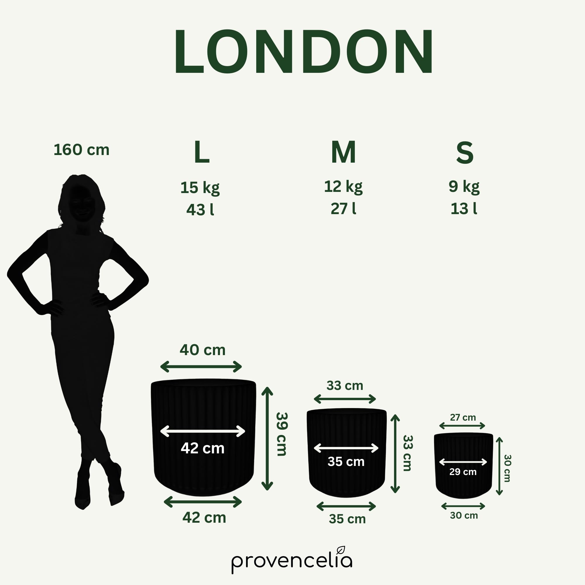 London Keramik Pflanzkübel Gelb, Größe: L - Durchmesser: 42 cm x Höhe: 39 cm, handgemacht, mediterranes Pflanzgefäß für Garten Terrasse Balkon