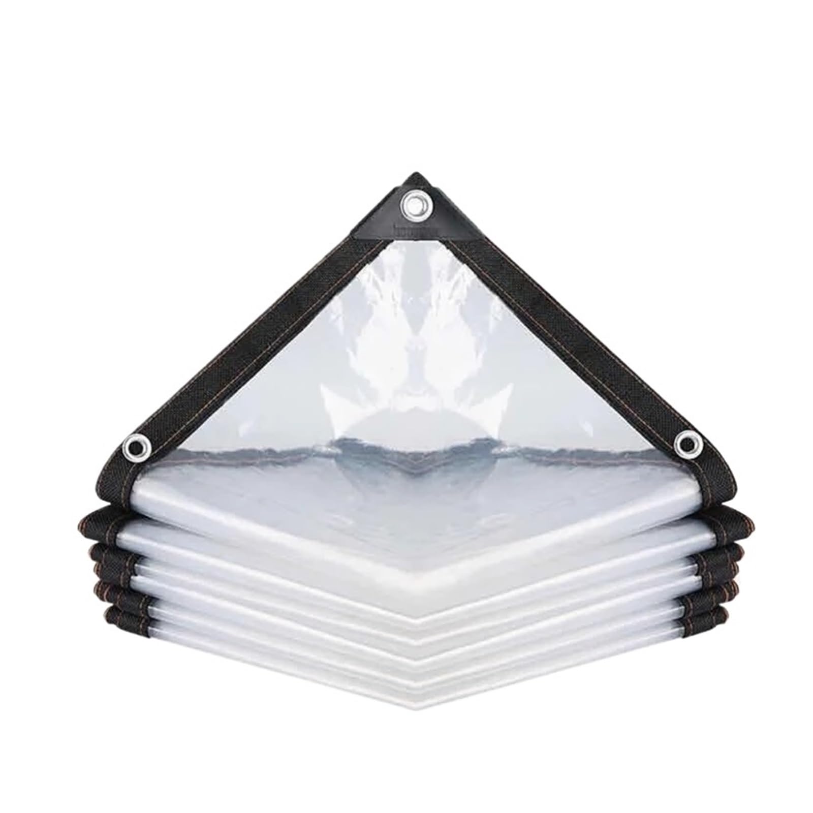 Bâche épaisse transparente 2x4m imperméable en poly pour jardin