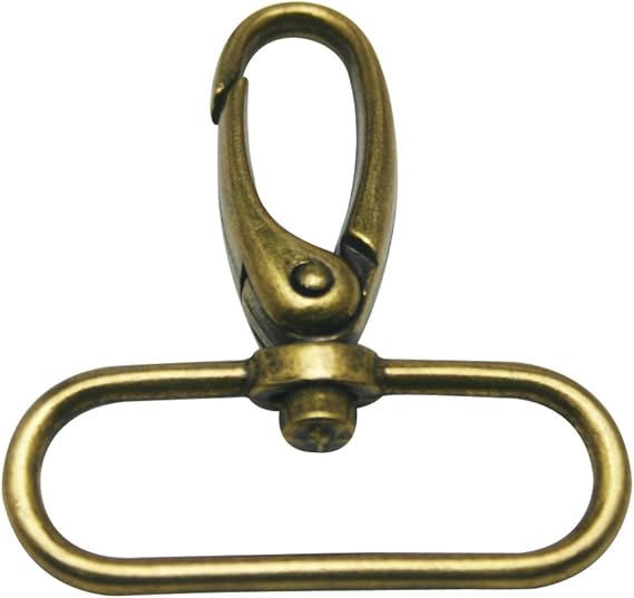 .Generic Bronze 1.5 Inches Lobster Clasp Claw Swivel
