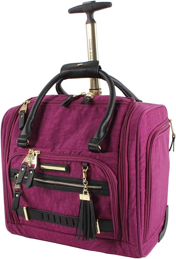 steve madden Designer 15 Inch Carry on Suitcase Small