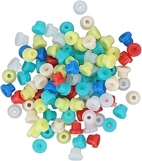 Grommet Macio Da Tatuagem Do Silicone De NOVAZEN, Ilhós Coloridos Da Agulha Da Tatuagem De 100 Pces Para Agulhas Estáveis da Máquina Da Tatuagem, Acessórios Essenciais Da Tatuagem