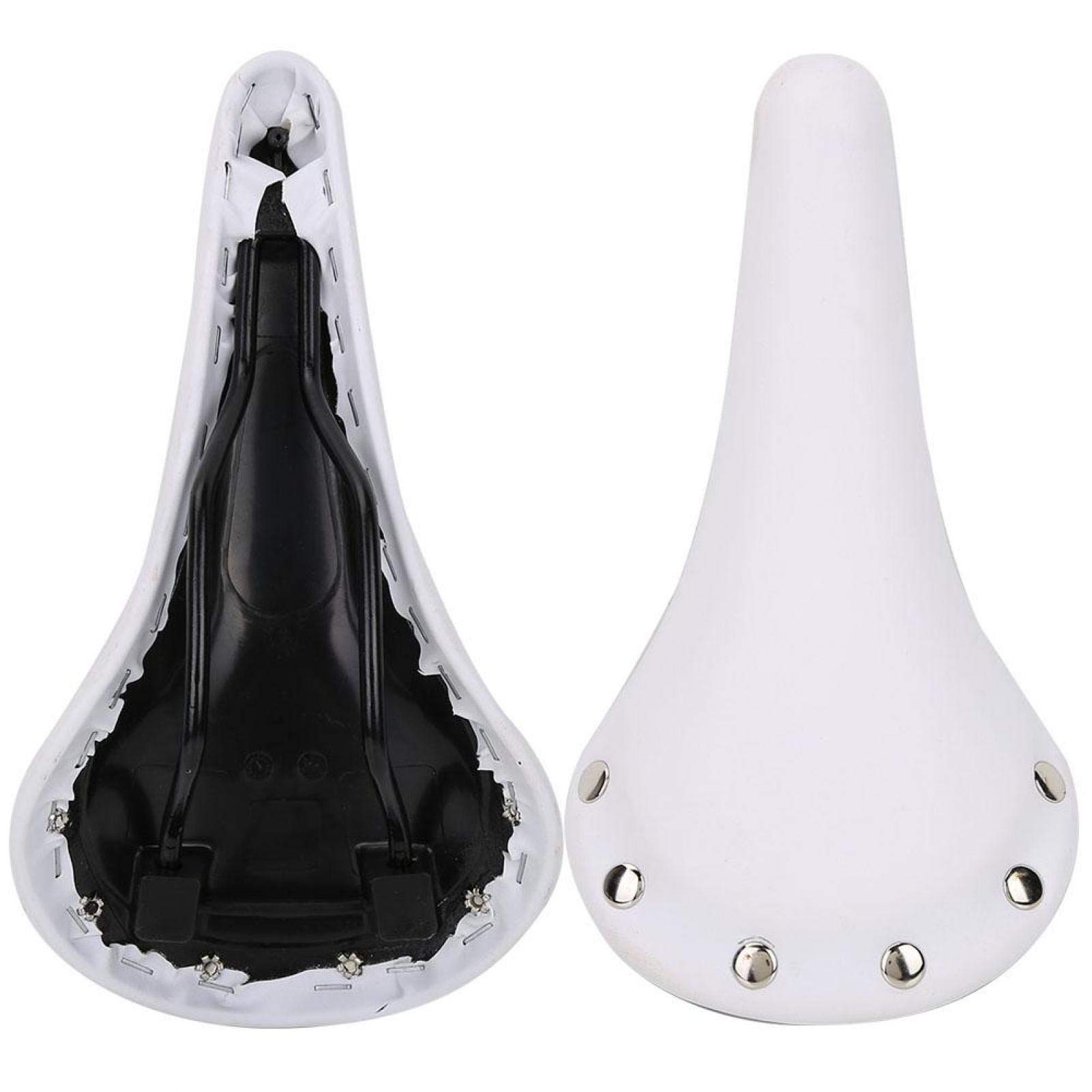 Outdoor Rennrad Sattel Soft Seat Stoßfest Wasserdicht Sattel Fahrrad Zubehör (Weiß)