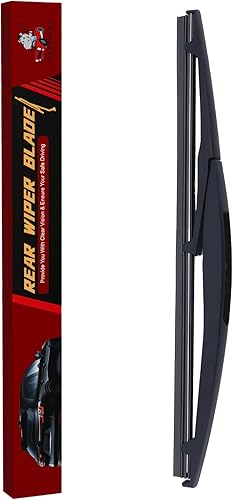 Limpiaparabrisas trasero de 12 pulgadas, repuesto para Ford Fiesta 2018-2011 Focus 2018-2012Saab 9-3- 2011-2006 9-5- 2009-2006Saturn Astra 2009-2008