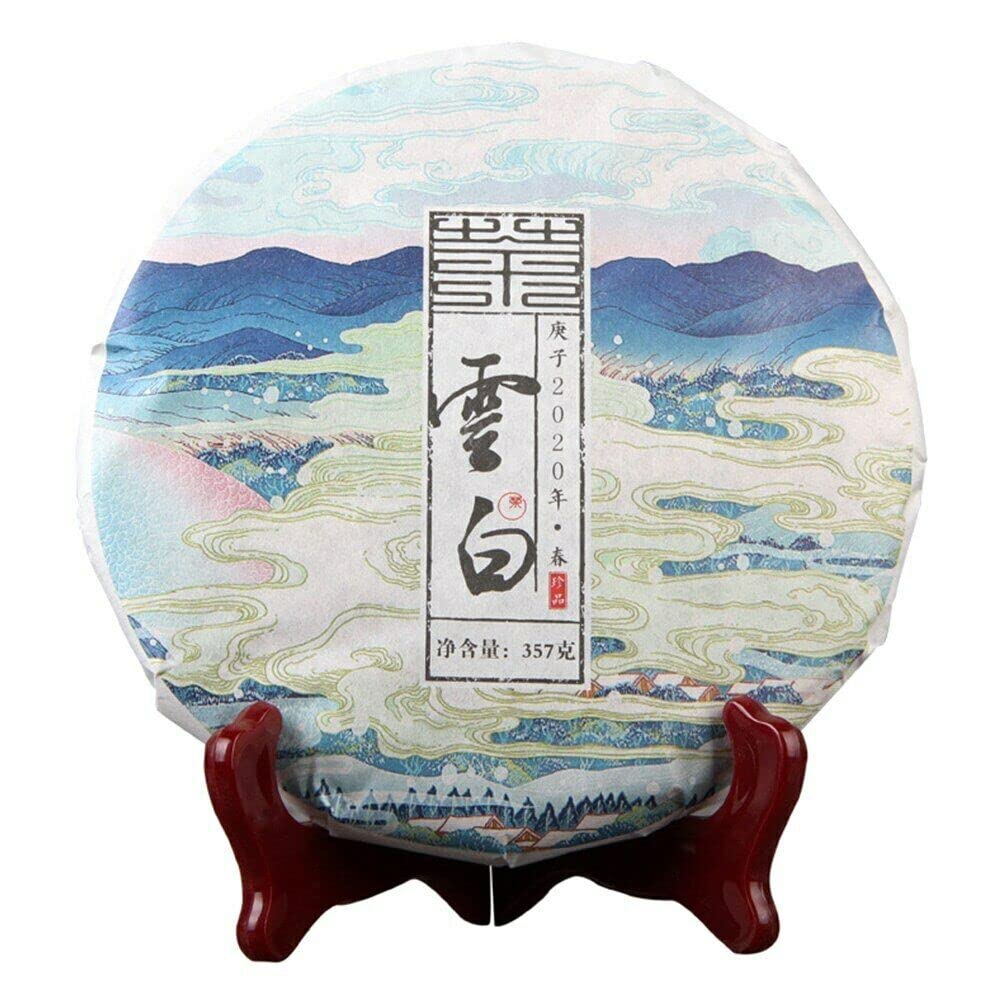 Wolkenhafte Weiße Schönheit Roher Puerh-Tee 2020 Golden White Sheng Puer-Tee 357g