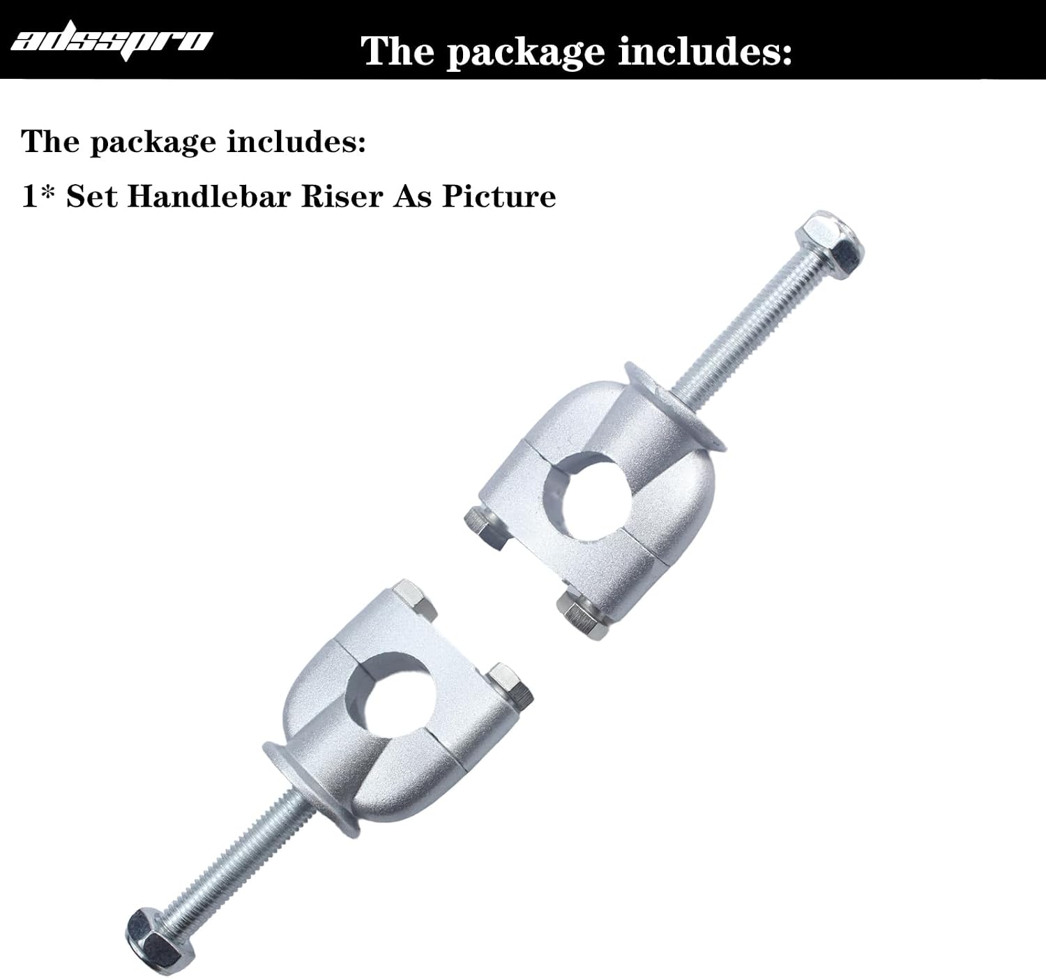 Universal Motorcycle 7/8" 22MM Handlebar Handle Risers Mount Clamps For EXC KLX KXF YZF CRF XR SX SXF XCW WR YZ Dirt Pit Bike