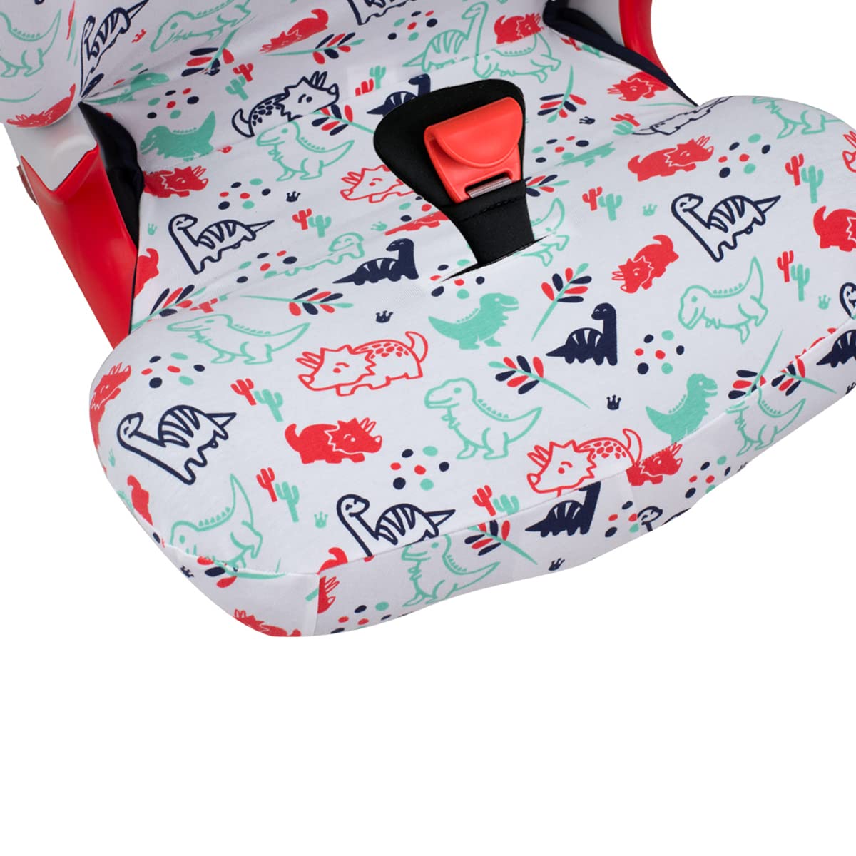 JYOKO KIDS Bezug kompatibel mit Römer KIDFIX II XP SICT, kidfix 2 S, Kidfix Z - Line (DINO PARTY, MIT AUGE)