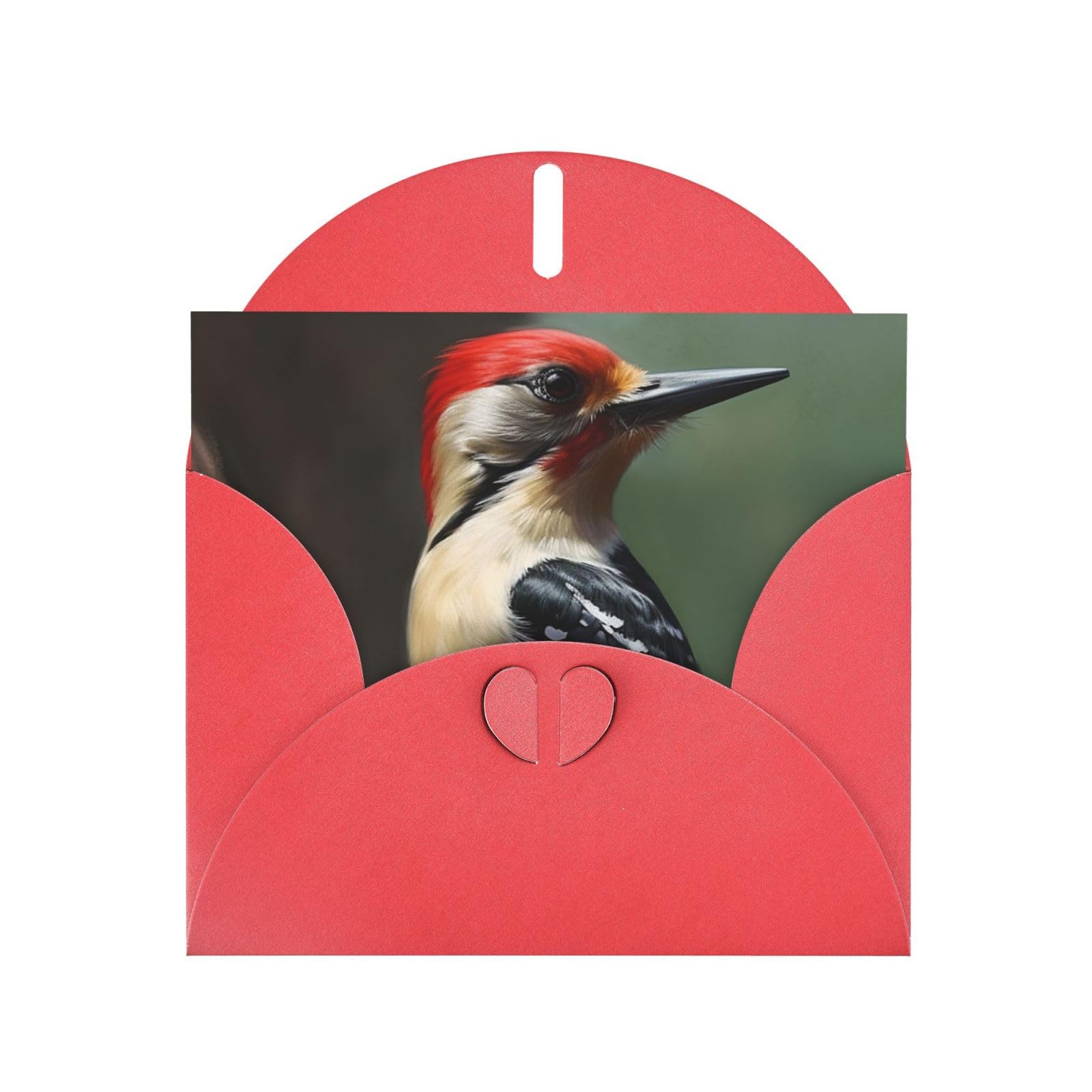 Woodpecker Greeting Cards with Envelopes, Unique Design Blank Note Cards 4x6 Inch Pop Up All Occasion Cards Thinking of You Card, Birthday Card,