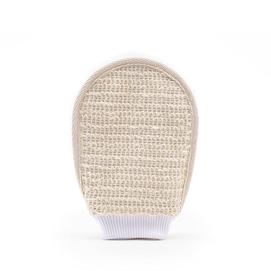 mCaffeine Exfoliating Gloves for Body Cleansing and Scrubbing | Bath Glove - made of 100% Natural Fibre | Gentle on the Sk...