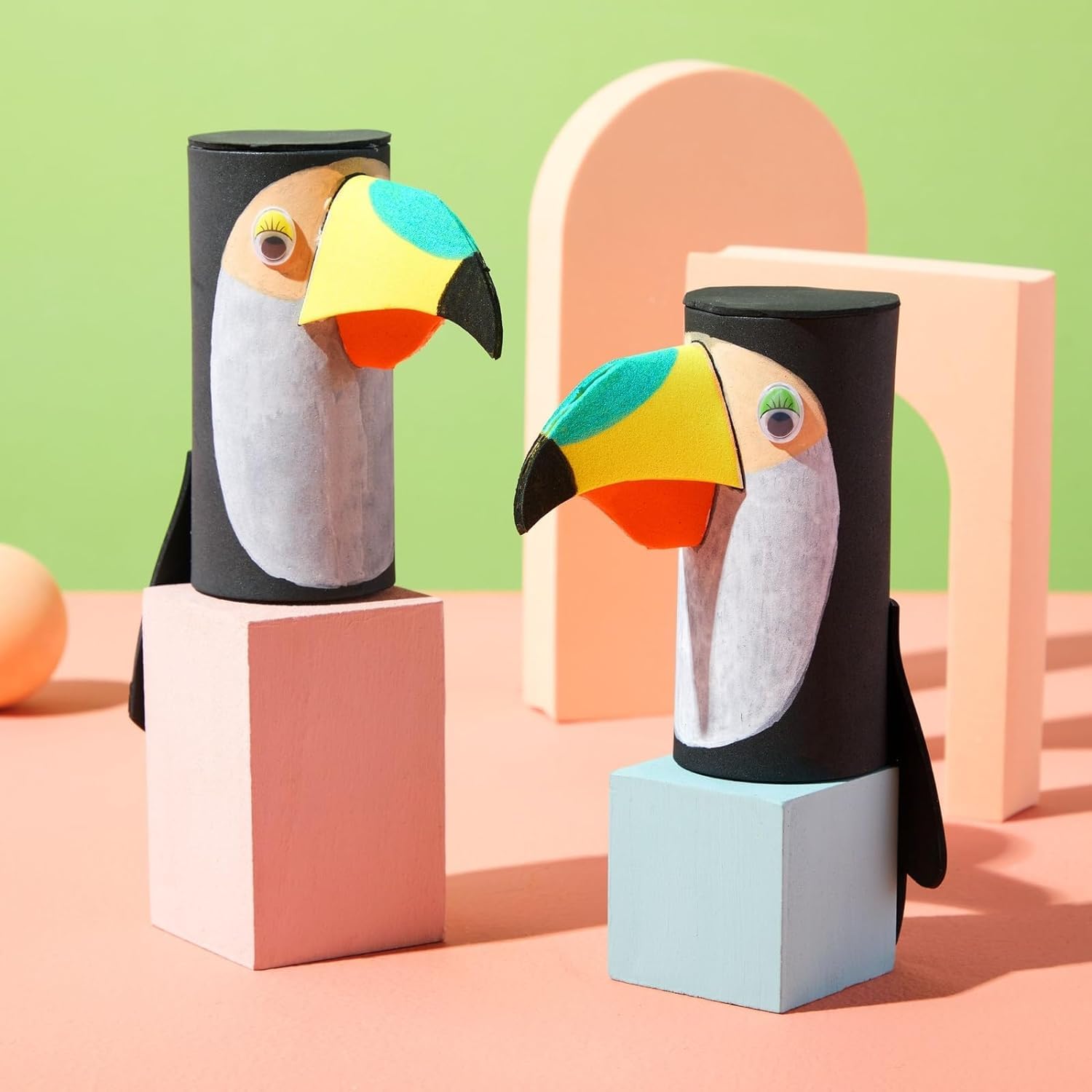 ELECDON Stick on Eyes for Crafts, 430 Pcs Assorted Size Self-Adhesive Googly Eyes Wiggle Eyes Craft Eyes, Doll Eyes Making Accessories Sticky Eyes for Crafting (5/6//8/10/12 mm)