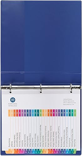 Miniatura 8 de Avery 11085 Ready Index Tabla de contenido personalizable Divisores multicolor, 26 pestañas, letra