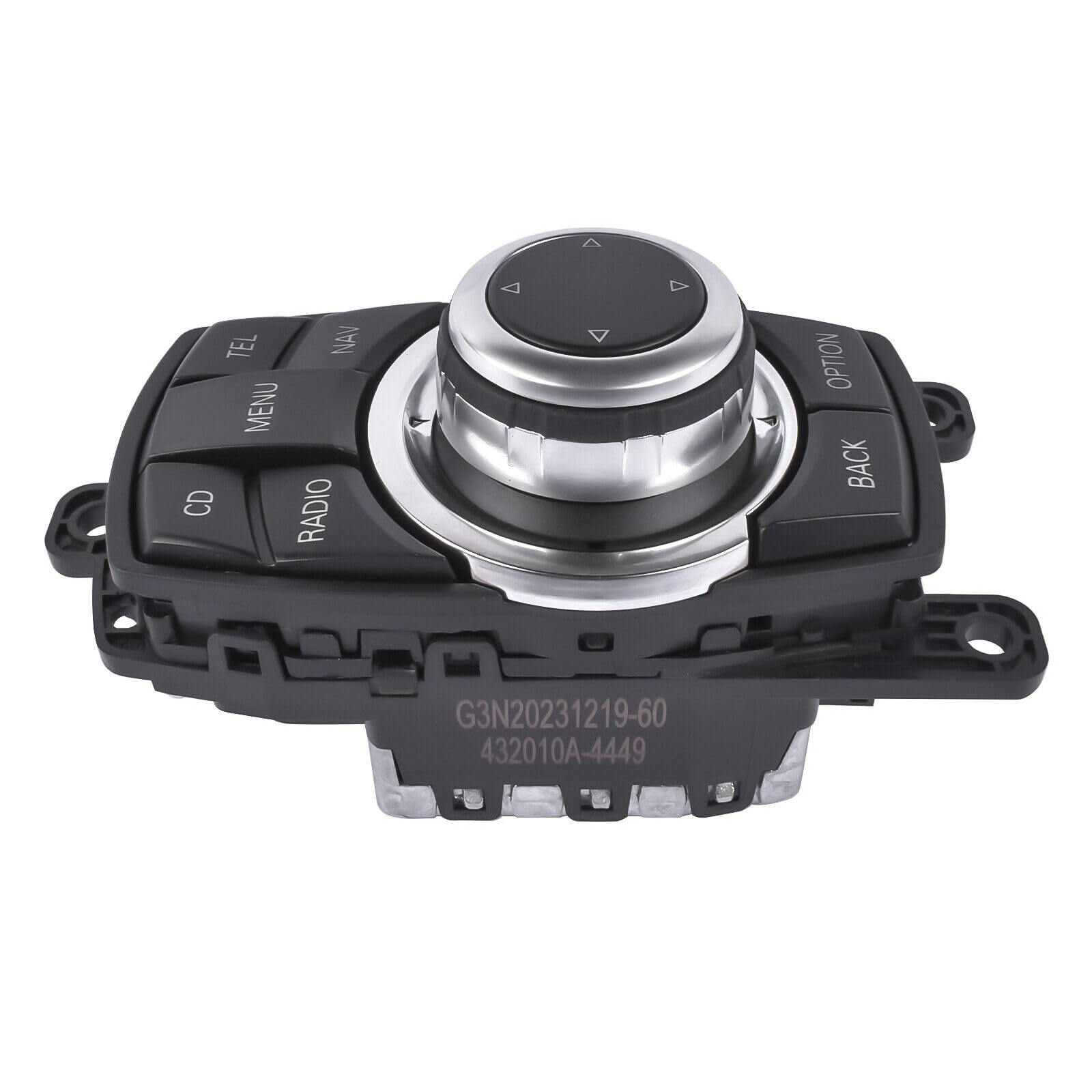 Mittelkonsolen-Multimedia-Knopf 10PIN Media Controller Multimedia-Knopf für CIC-Navigation Ersatz für 5er F07 GT F10 F11 7er F01 F02 F03 Autozubehör Teil# 65829206444 9206444 65829206446