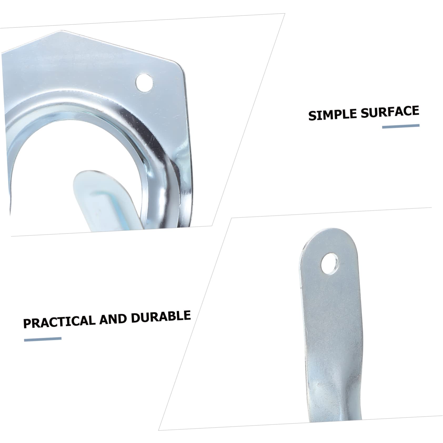 SOESFOUFU 20pcs Heavy Duty Iron Hooks for Wire Storage Organizer Hangers for Garden Tools Equipment and Debris Space-Saving for Sheds and Garages