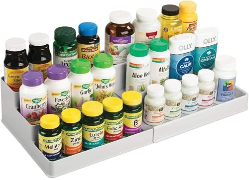 mDesign Medicine Cabinet Shelf