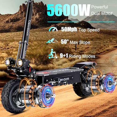 Fast Electric Scooter Adults, 1200W/5600W Off Road E
