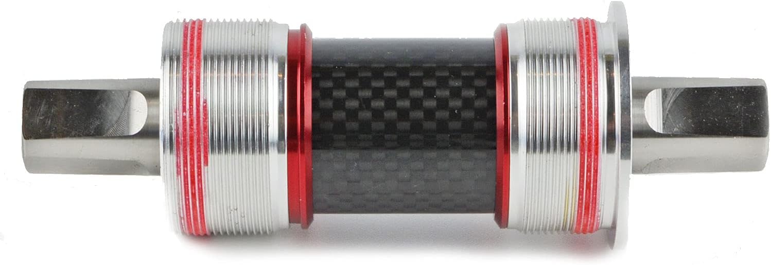 OMNI Racer Worlds LIGHTEST Titanium JIS Square Taper Bottom Bracket: English 68mm- Lengths: 103-127mm
