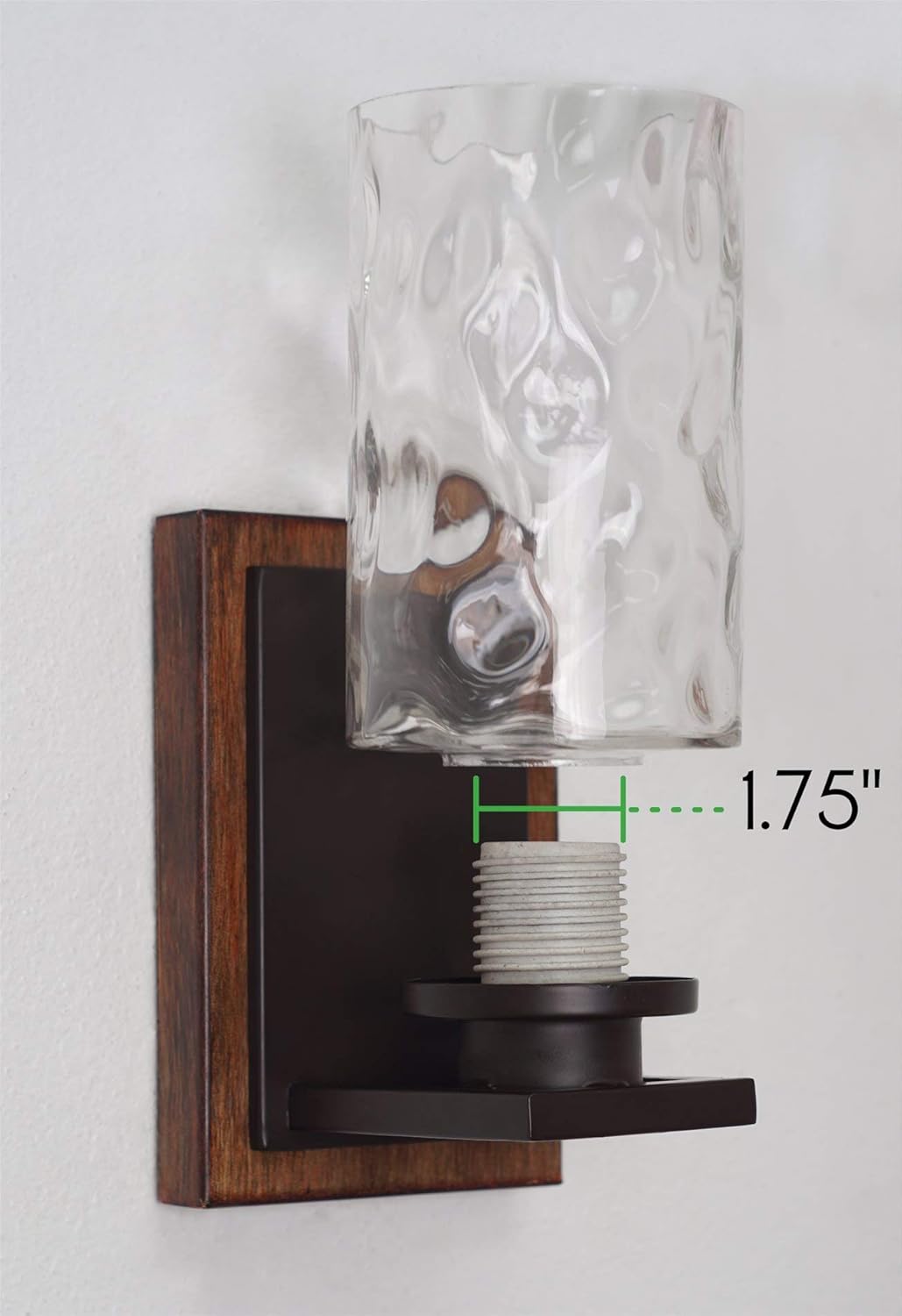 Authеntіс Crаzу Dеаlѕ Kira Home Armada II 6.5 Glass Shades, Clear Hammered Replacement Glass, 1.75 Fitter Size, 6.5 x 4, 3-Pack