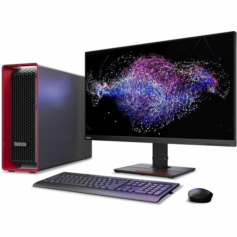 Image of Lenovo ThinkStation P8 30HH007TUS Workstation - Tower - 1 x AMD Ryzen Threadripper PRO 7945WX - 32 GB RAM - 1 TB SSD - Windows 11 Pro - NVIDIA 4 GB Graphics