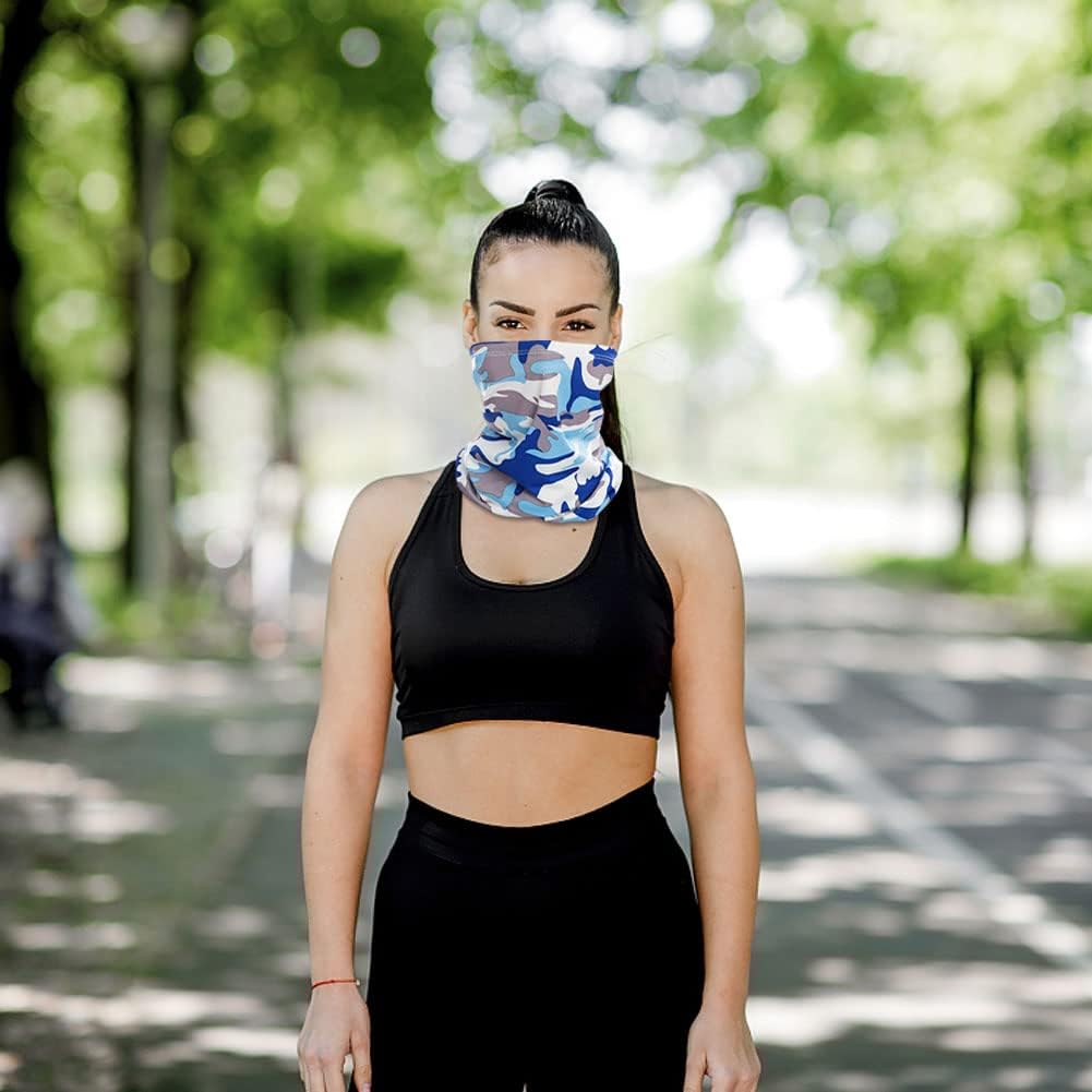 Sublimation Blank Headwear Seamless Bandana Face Masks Head Wrap Neck Gaiter Bandana Breathable Face Cover image 5