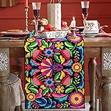⭐Größenleitfaden – Mexikanische Fiesta-Tischwäsche: Paket enthält 1 Stück bunte mexikanische Tischläufer mit eleganter faltiger Textur, 33 cm breit und 182,9 cm lang, lang genug, um auf die meisten runden und rechteckigen Tische zu passen. Mexikanische Tischdecke ist perfekt für alle Arten von Themenpartys und passt harmonisch zu anderen Dekorationen, was zu einem verträumten und eleganten Effekt führt.