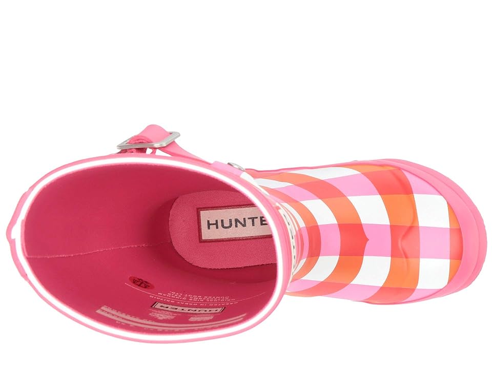 

Hunter Kids Original Kids' Rain Boot (Toddler/Little Kid) (Arcade Pink Gingham) Kids Shoes