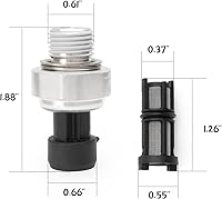 Vista 3 de 12616646 Sensor de presión de aceite Interruptor emisor, filtro de pantalla, conector para Chevrolet: Avalanche, Cheyenne, Impala, Monte Carlo