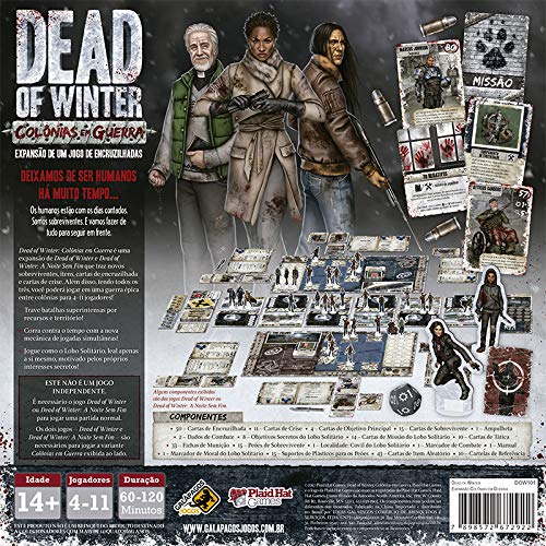 Colônias Em Guerra - Expansão, Dead Of Winter Galápagos Jogos Diversos