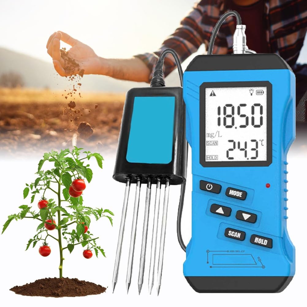 Genérico Probador De Suelo Digital 7 En 1 Portátil con Sensor NPK