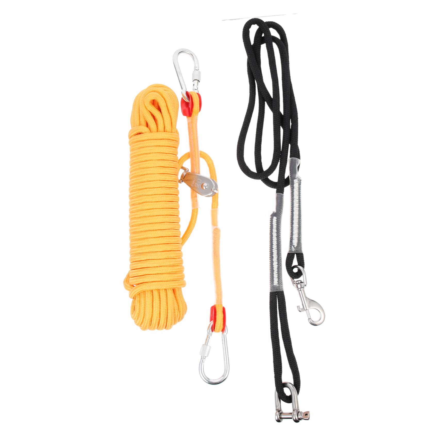 Toddmomy Cadena Resistente para Perros De Camping Cable De Nylon para Pasear Mascotas Equipo De Acampada para Correr Perros Al Aire