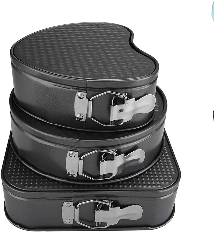 7/9/8.5 Inch Circular Lock Buckle Bottom Cake Molds Carbon Steel Non Stick Baking Tray