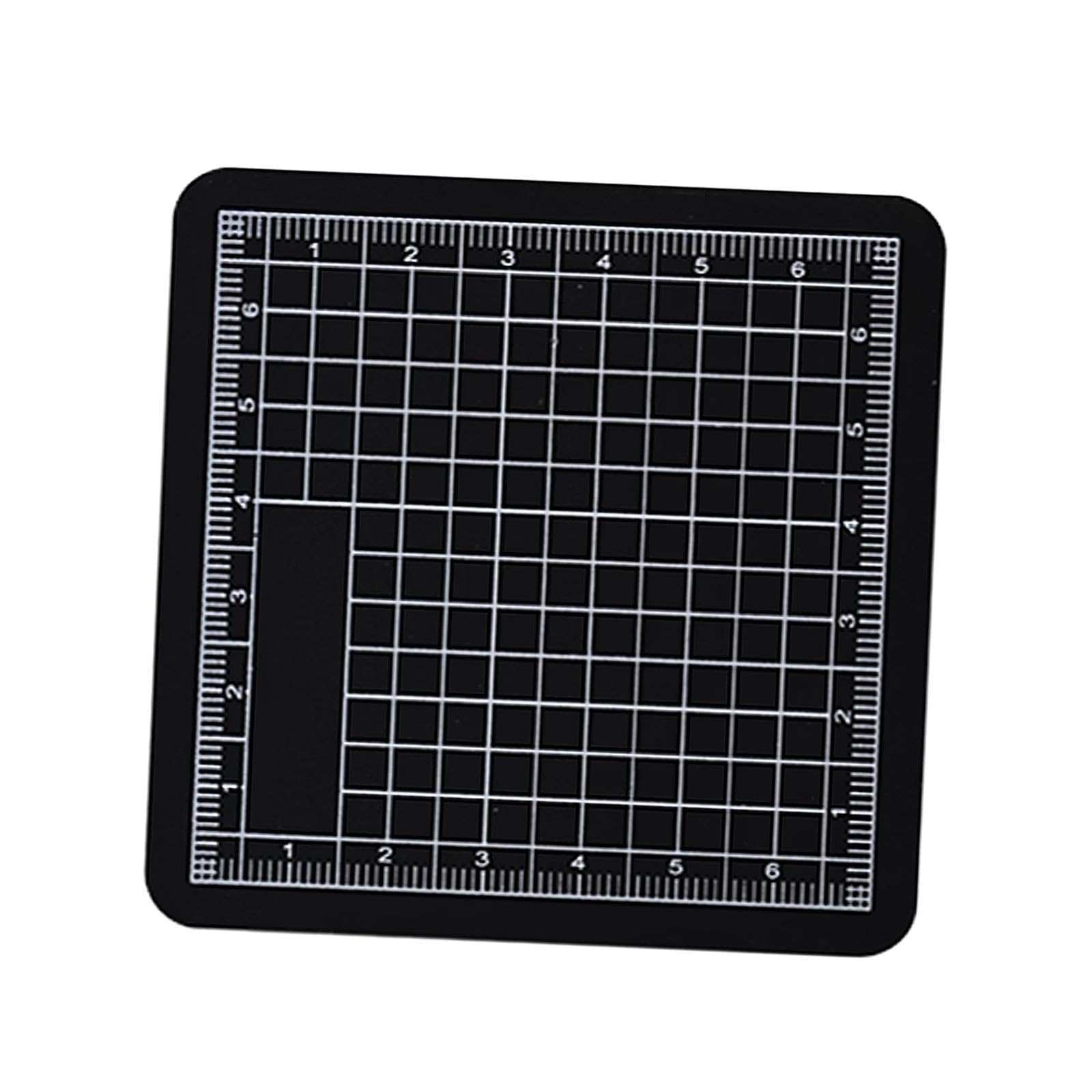 JunZheHub Masking Tape Cutting Mat 2 in 1 3.15 Inch Craft Cutting Board, Double-Sided for Sewing Stencils, Crafts, DIY Art Works, black