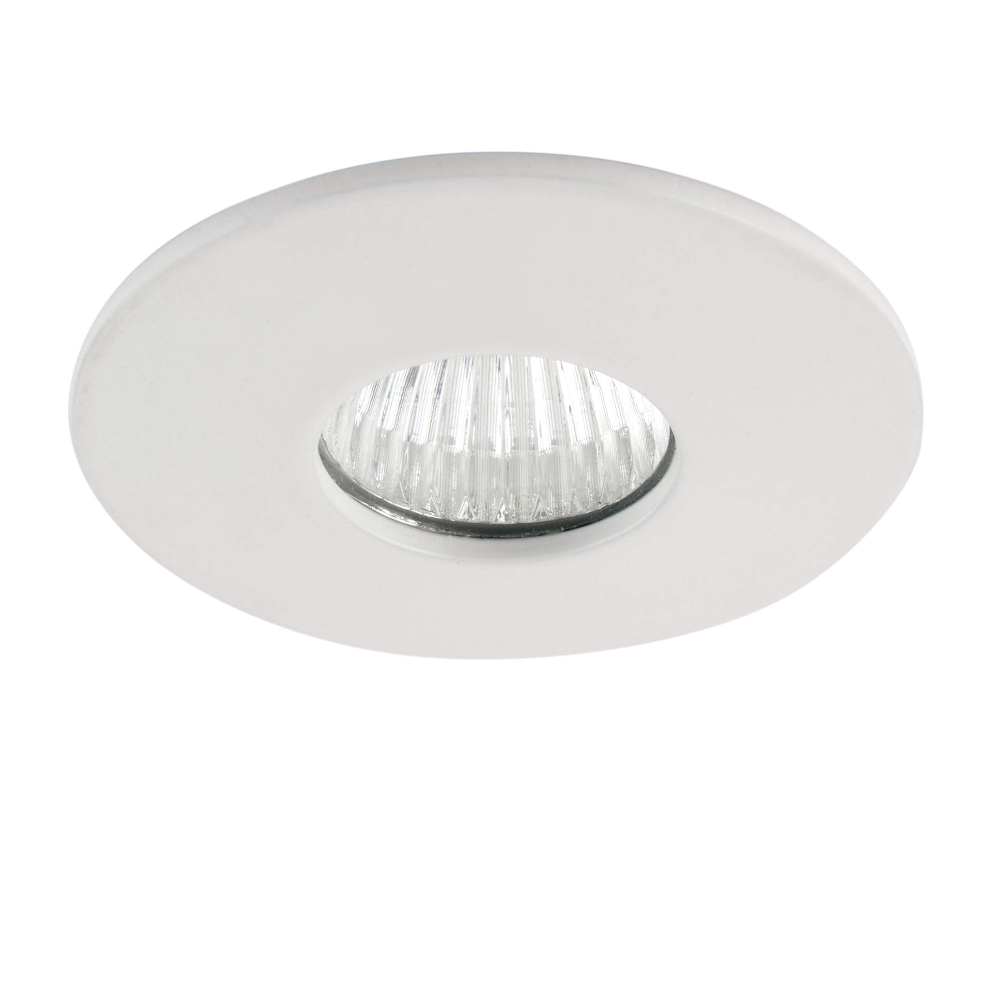 Downlight White Lalo Round Fixed LED IP44 Matt 4000K 240lm Saxby 92518
